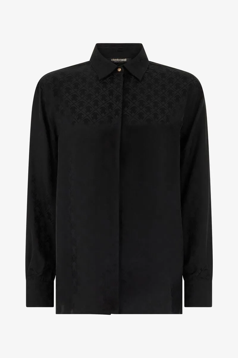 Roberto Cavalli Monogram Jacquard Shirt