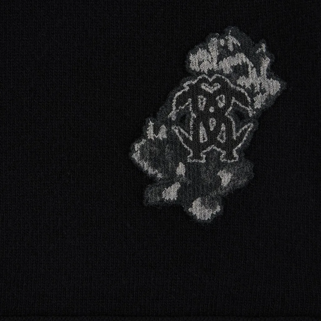 Roberto Cavalli Monogram Fringed Scarf