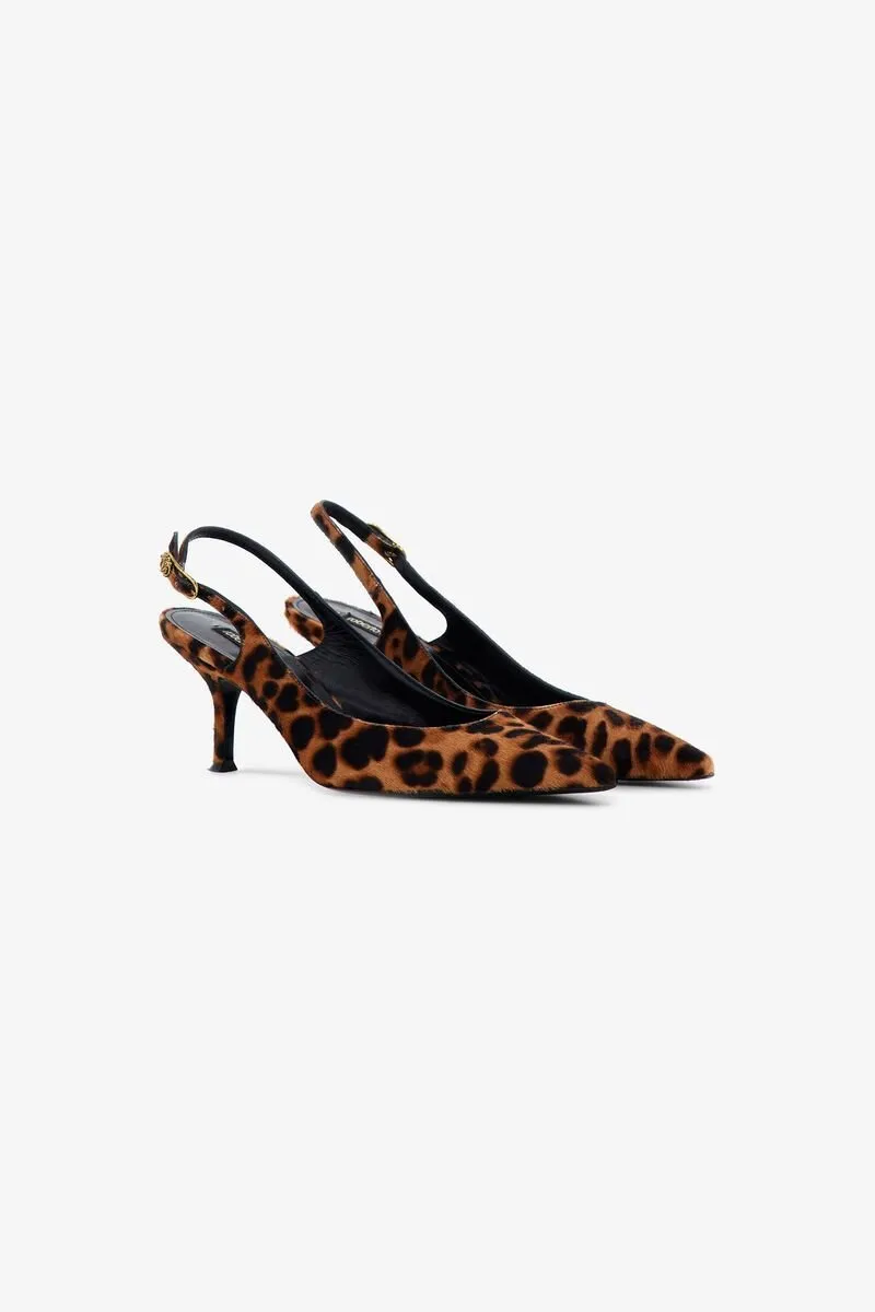 Roberto Cavalli Slingback Pointed-Toe Pumps