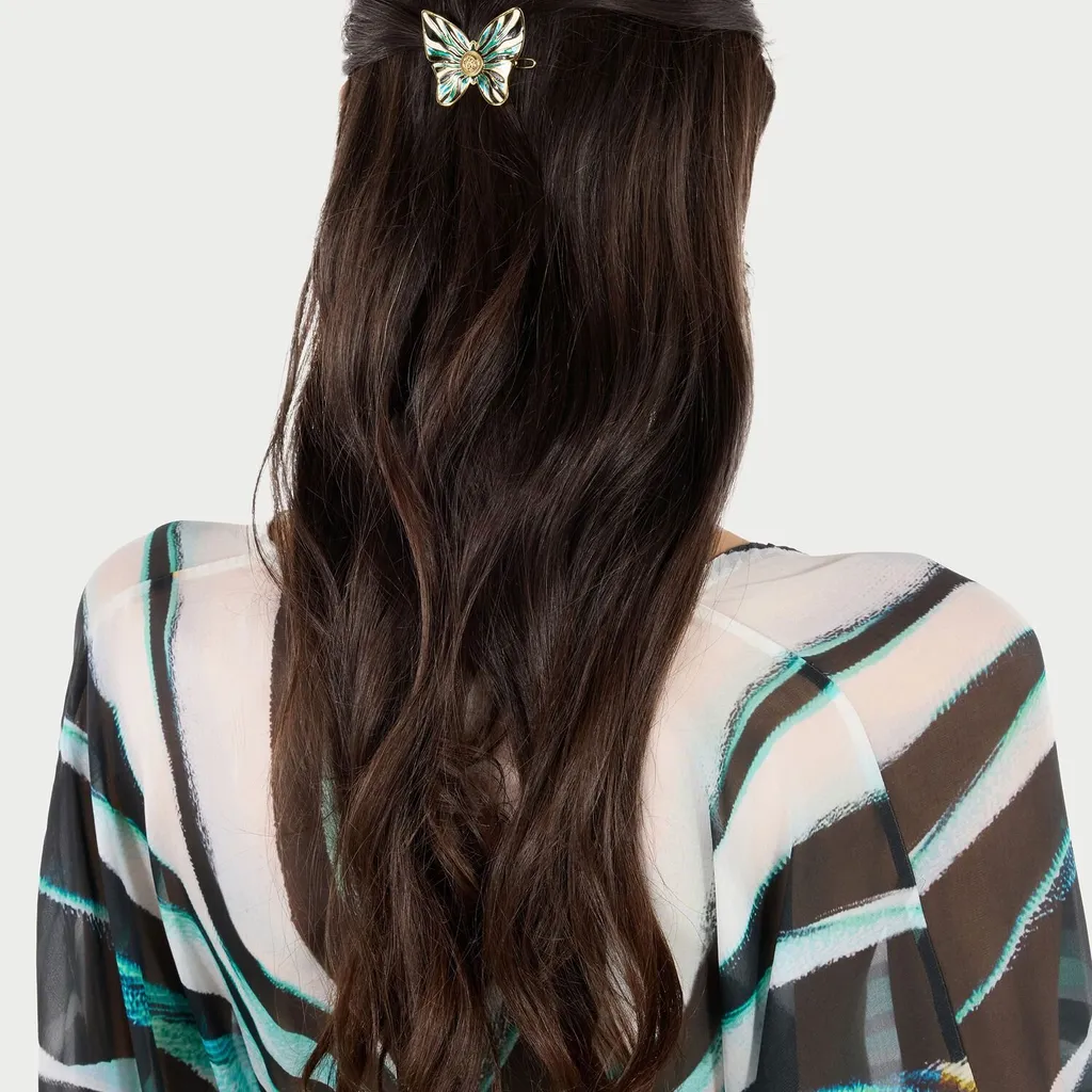 Roberto Cavalli Ray Of Sea Butterfly Hair Clip