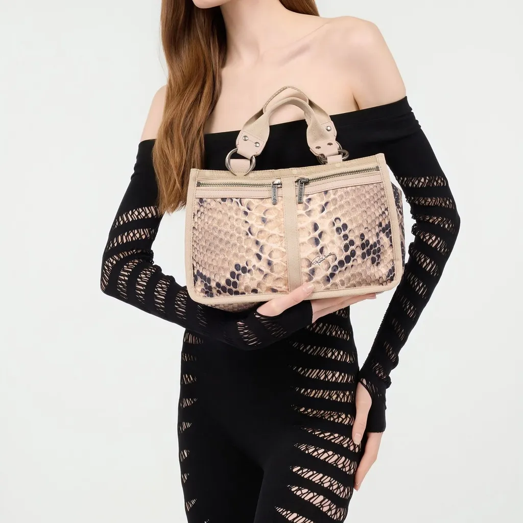 Roberto Cavalli Printed Shoulder Bag