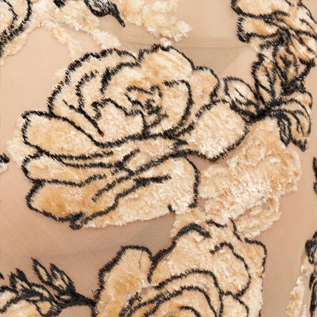 Roberto Cavalli Devore Lace-Trim Mini Dress