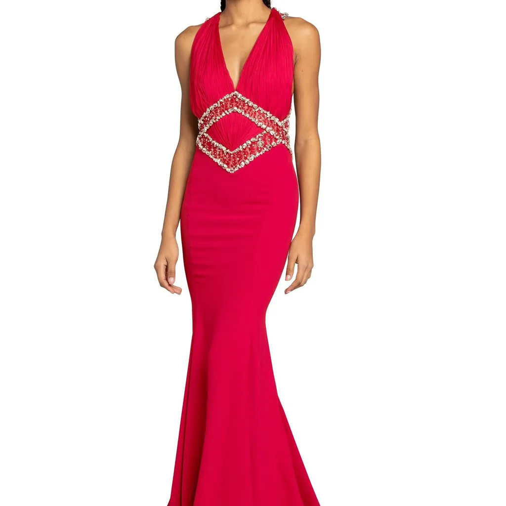 Roberto Cavalli Bead Embellished Maxi Dress