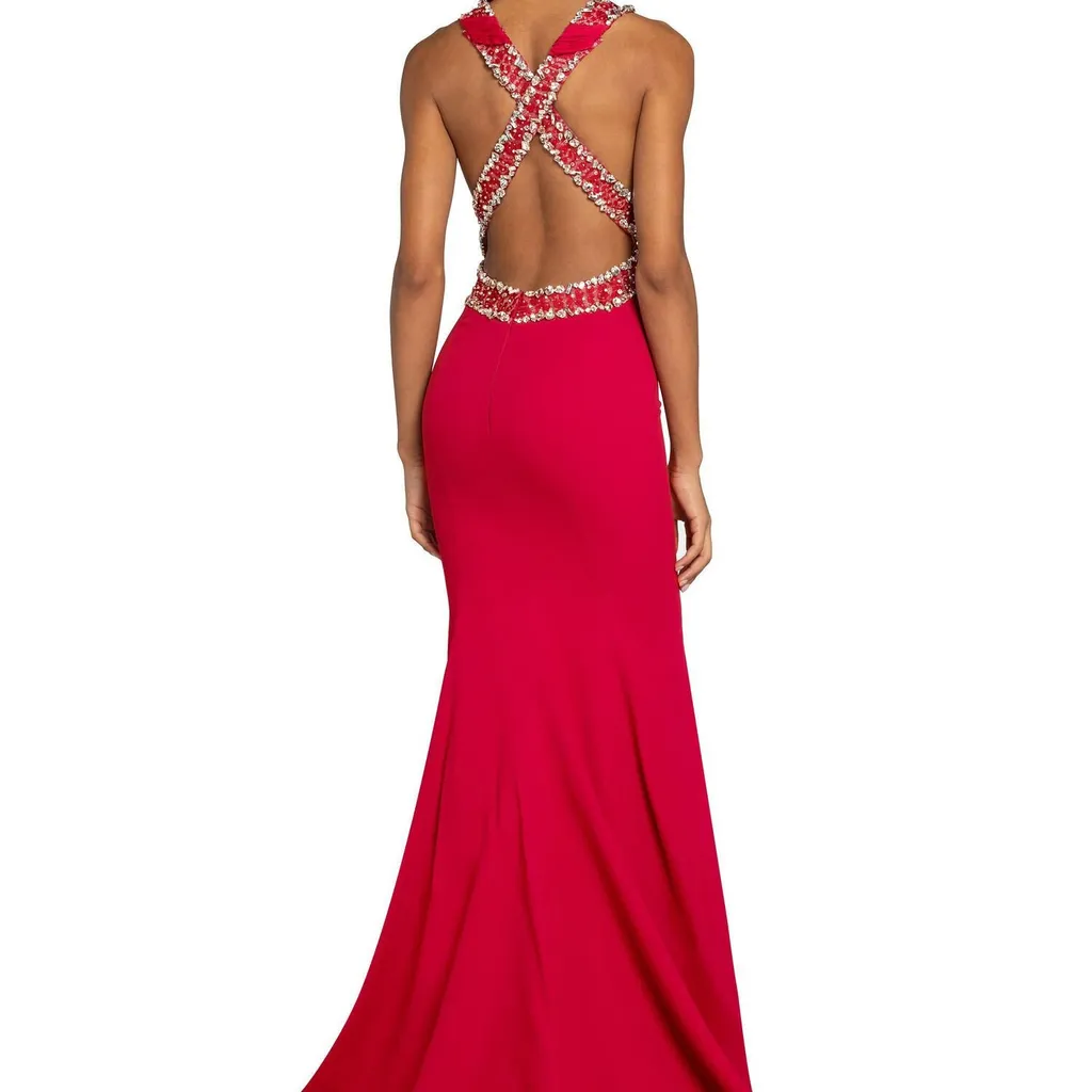 Roberto Cavalli Bead Embellished Maxi Dress