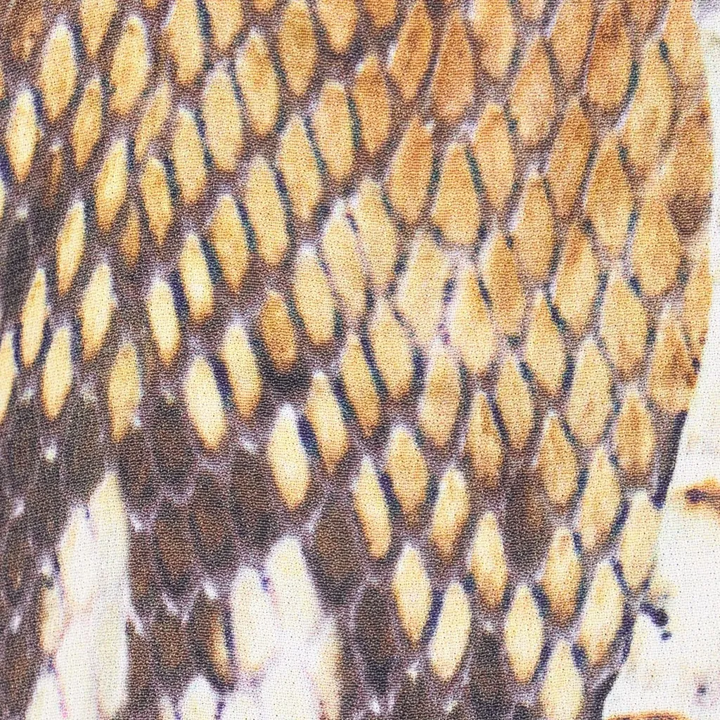 Roberto Cavalli Draped Animalier Top