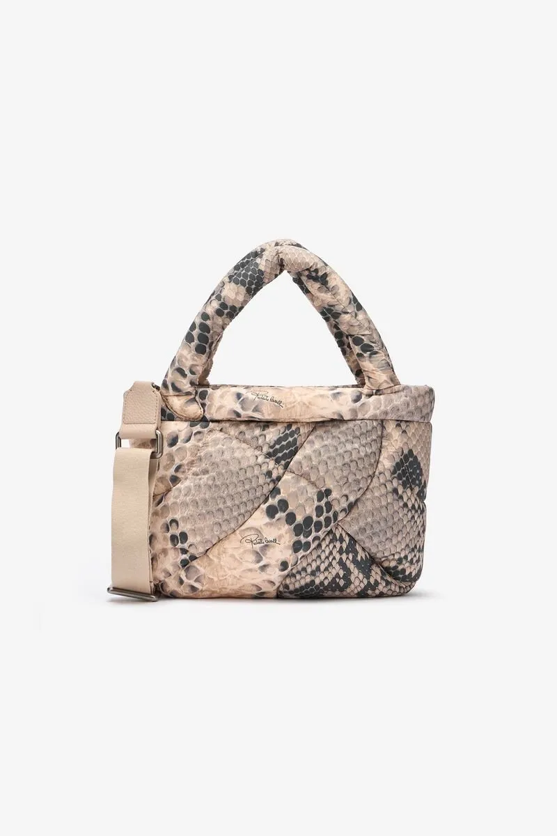 Roberto Cavalli Quilted Animalier Crossbody Bag
