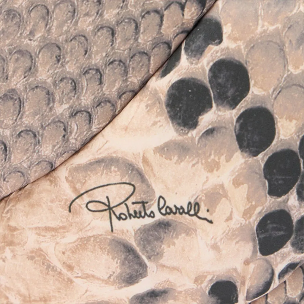 Roberto Cavalli Quilted Animalier Crossbody Bag