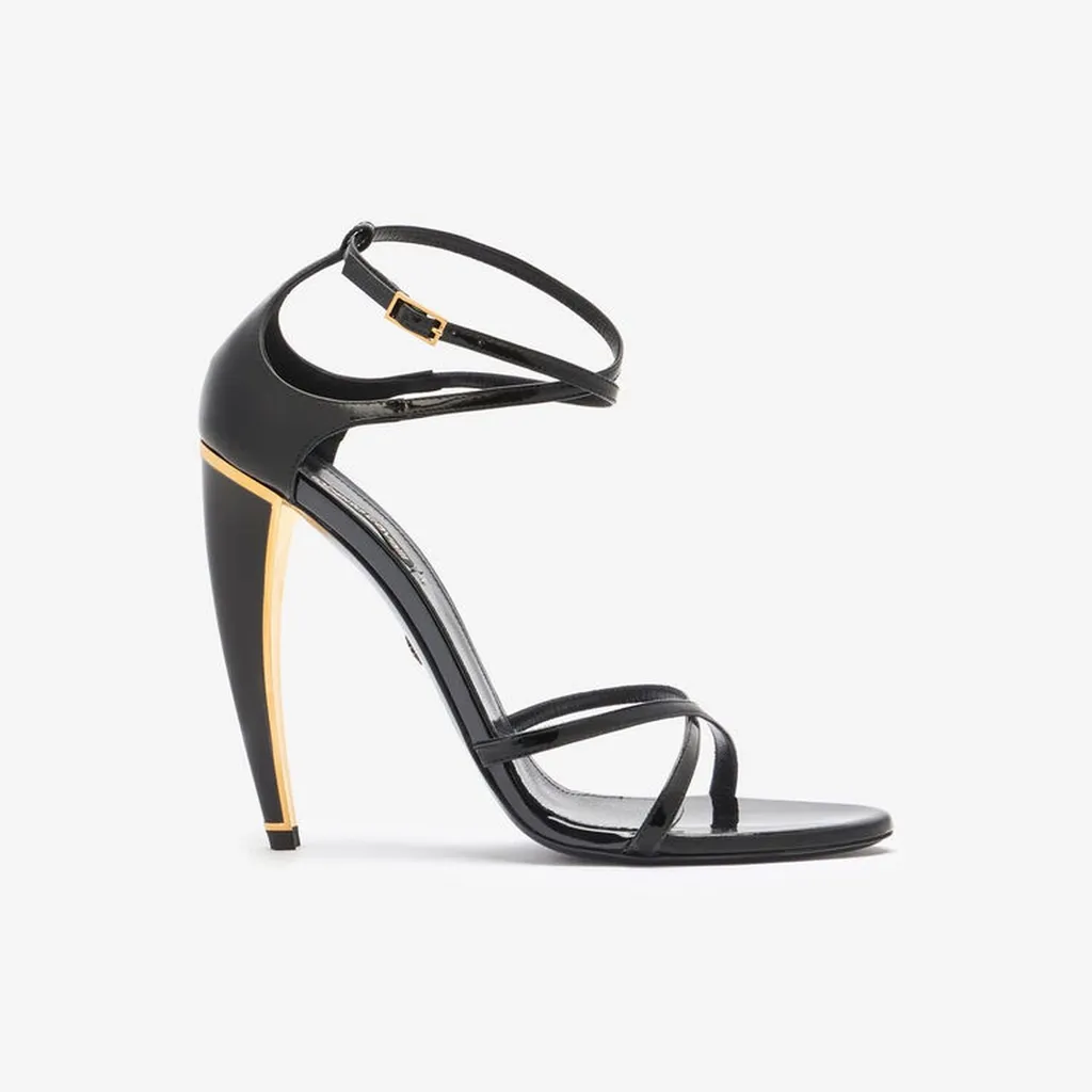 Roberto Cavalli Fang Heel Sandals