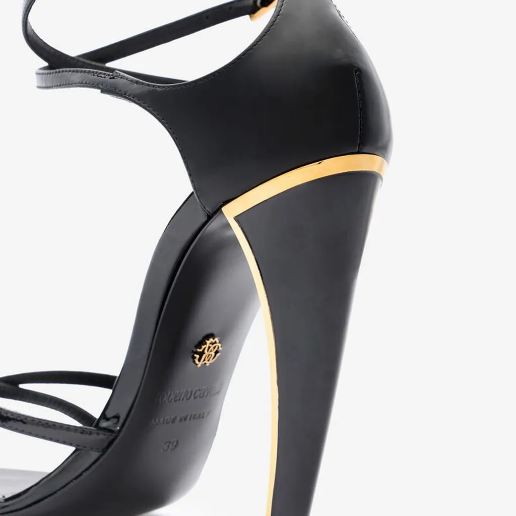Roberto Cavalli Fang Heel Sandals