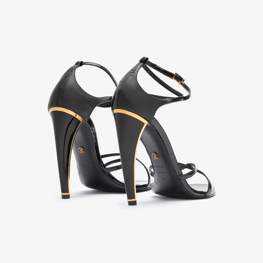 Roberto Cavalli Fang Heel Sandals