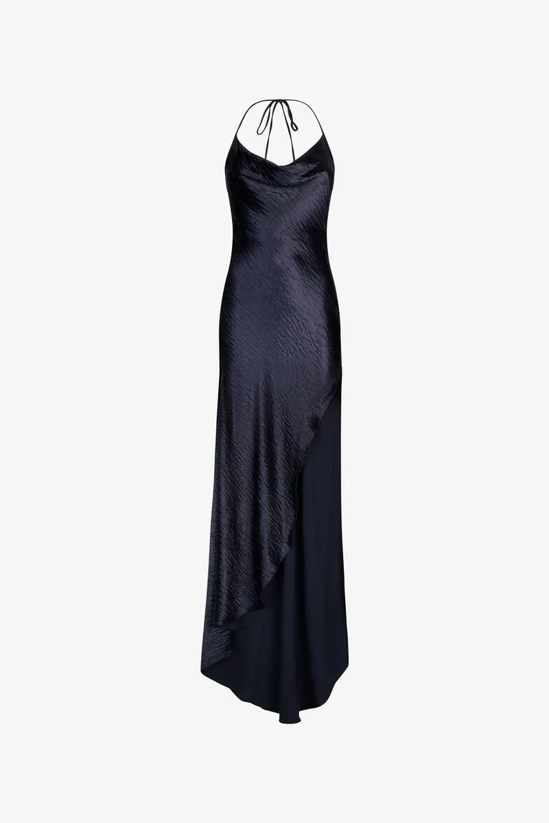 Roberto Cavalli Cowl Neck Long Dress