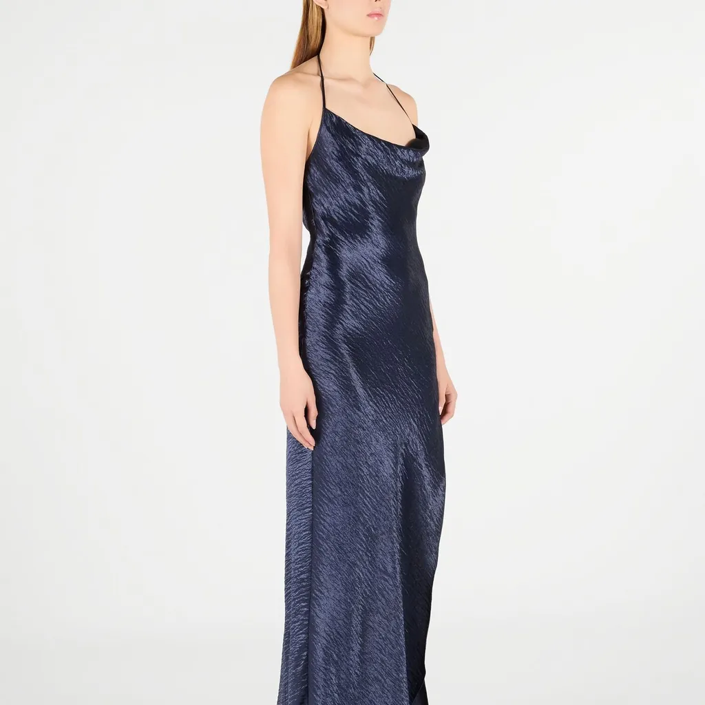 Roberto Cavalli Cowl Neck Long Dress