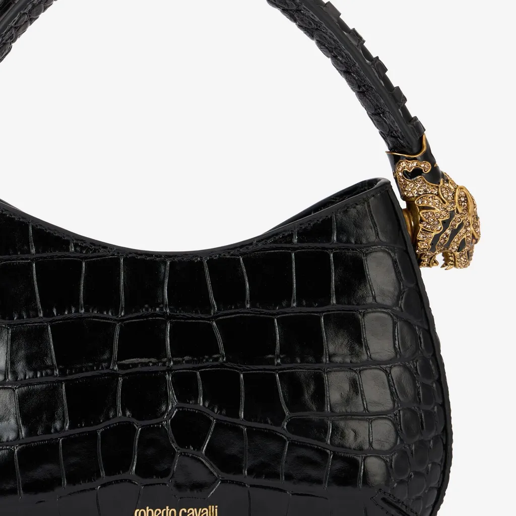 Roberto Cavalli Jewel Tiger Hobo Bag