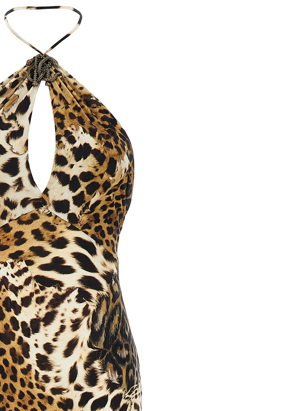 Roberto Cavalli Jaguar Skin Printed Jumpsuit