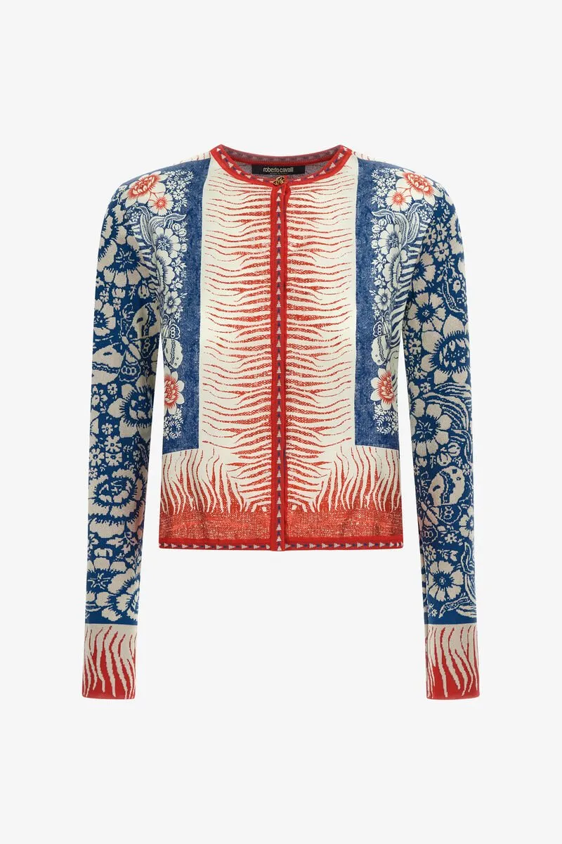 Roberto Cavalli Bandana Printed Sweater