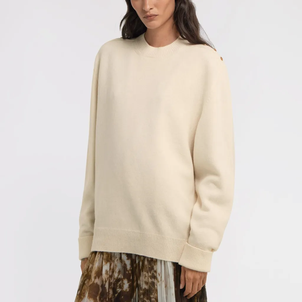 Roberto Cavalli Long-Sleeved Crewneck Pullover
