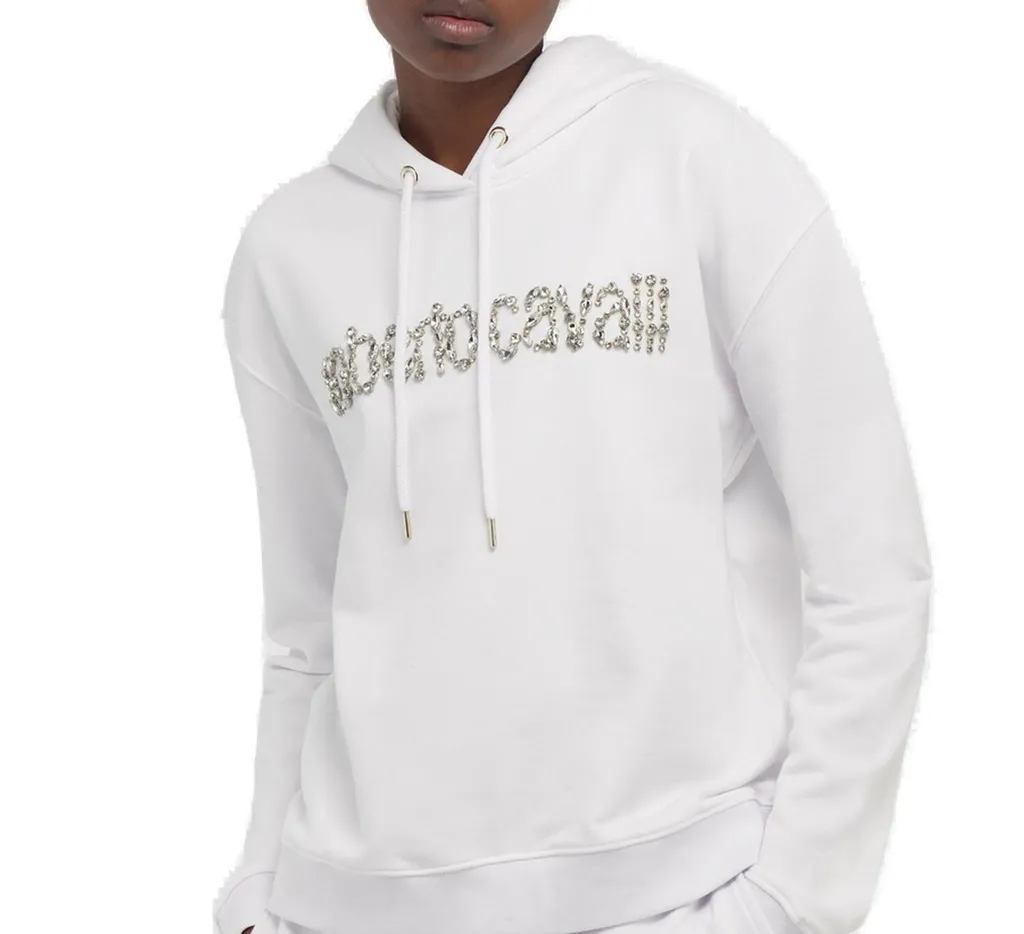 Roberto Cavalli Logo Embellished Sweatshirt
