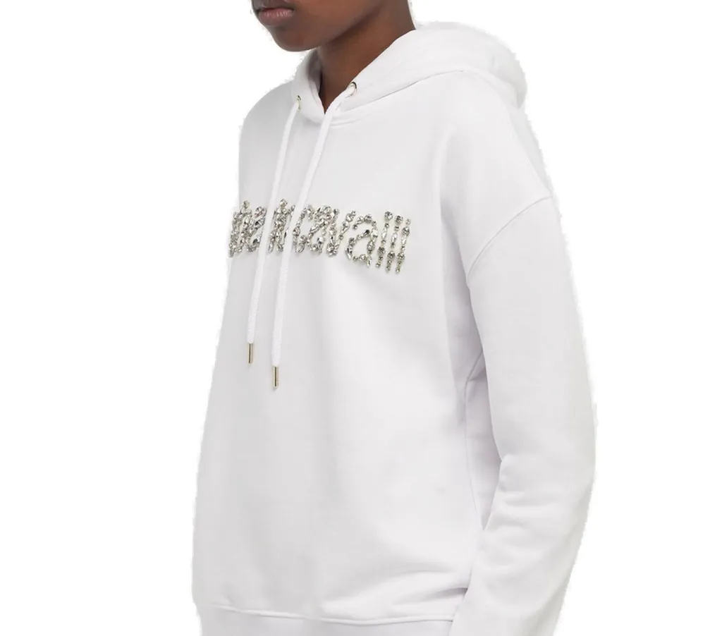 Roberto Cavalli Logo Embellished Sweatshirt