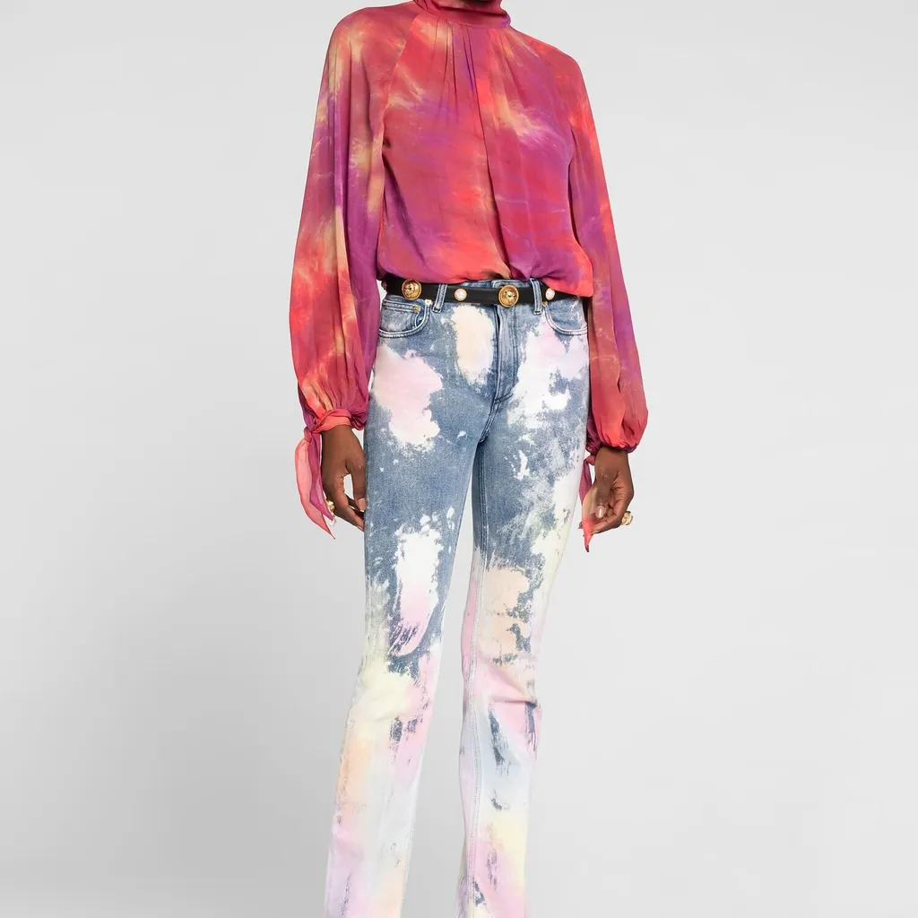 Roberto Cavalli Tie Dye Top
