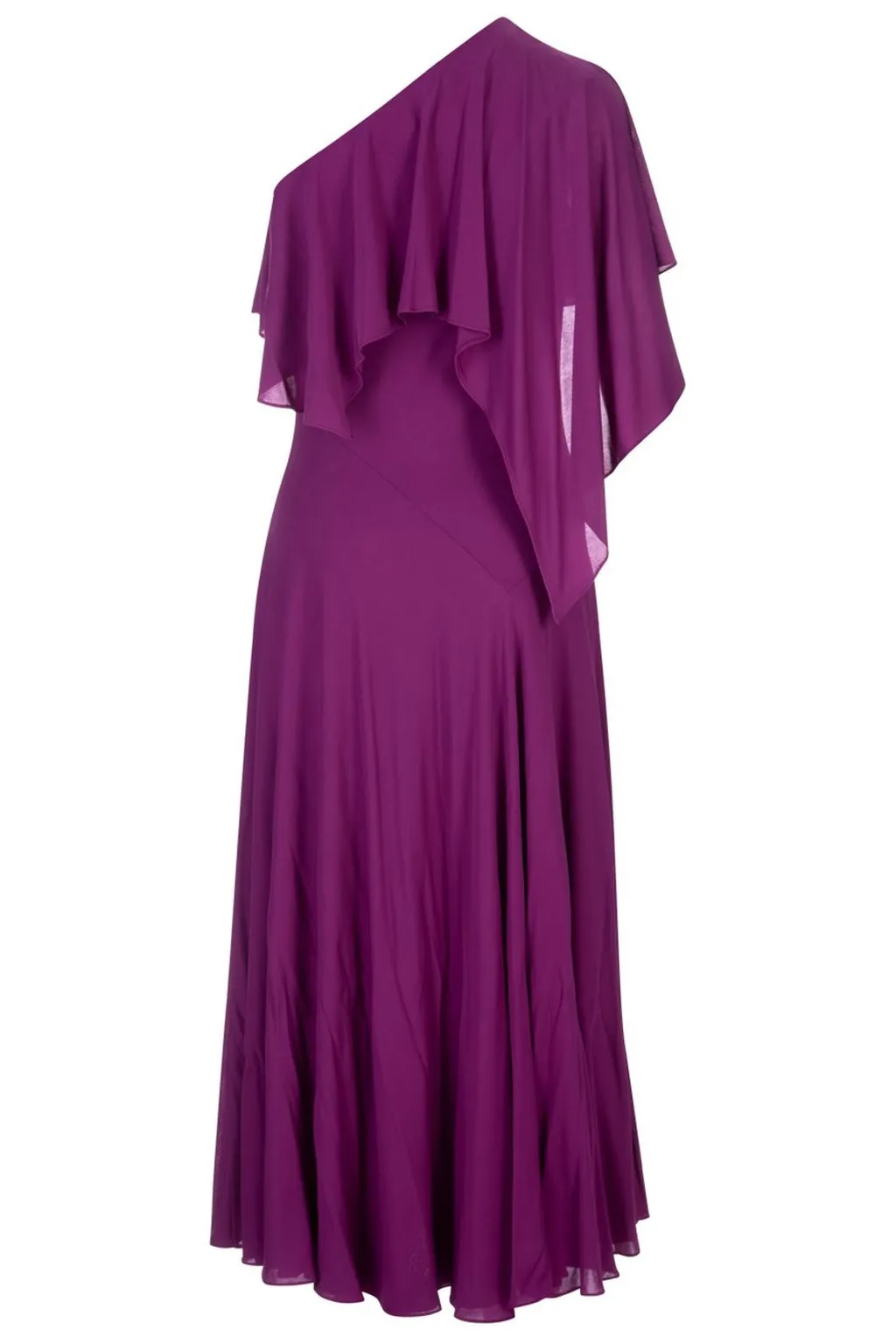 Roberto Cavalli Draped One-Shoulder Dress