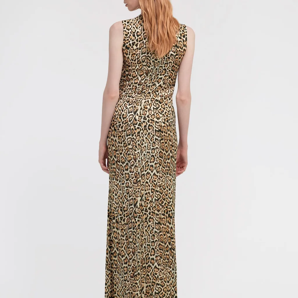 Roberto Cavalli Leopard Printed Dress