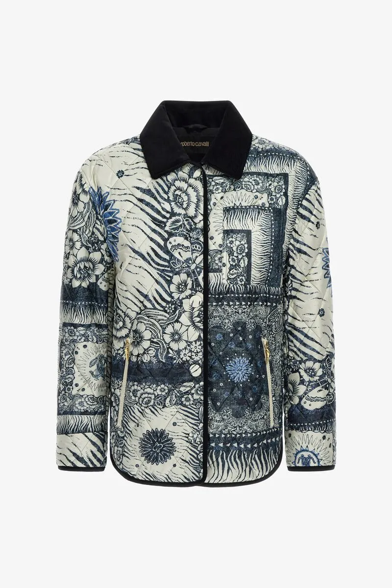Roberto Cavalli Bandana Printed Jacket