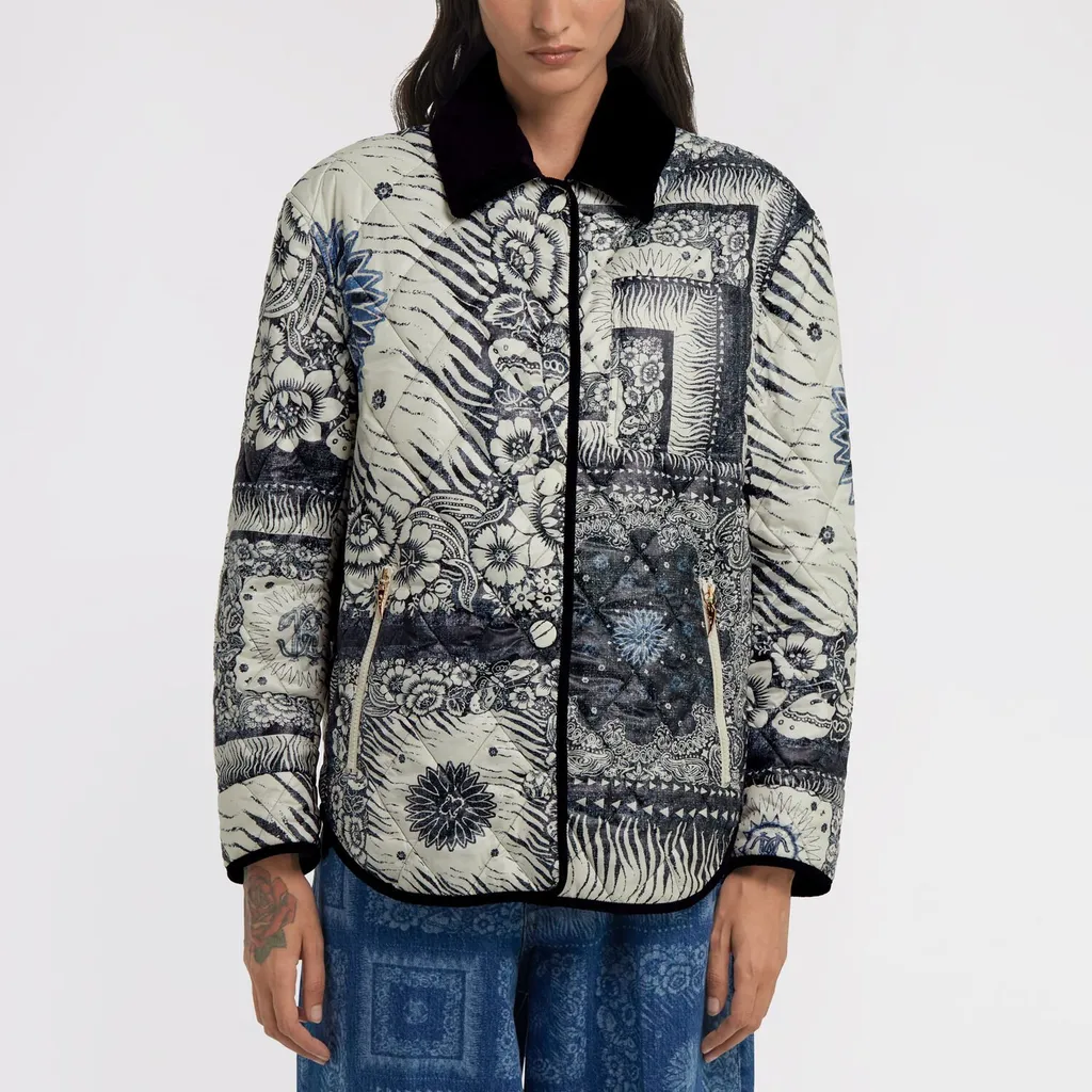 Roberto Cavalli Bandana Printed Jacket
