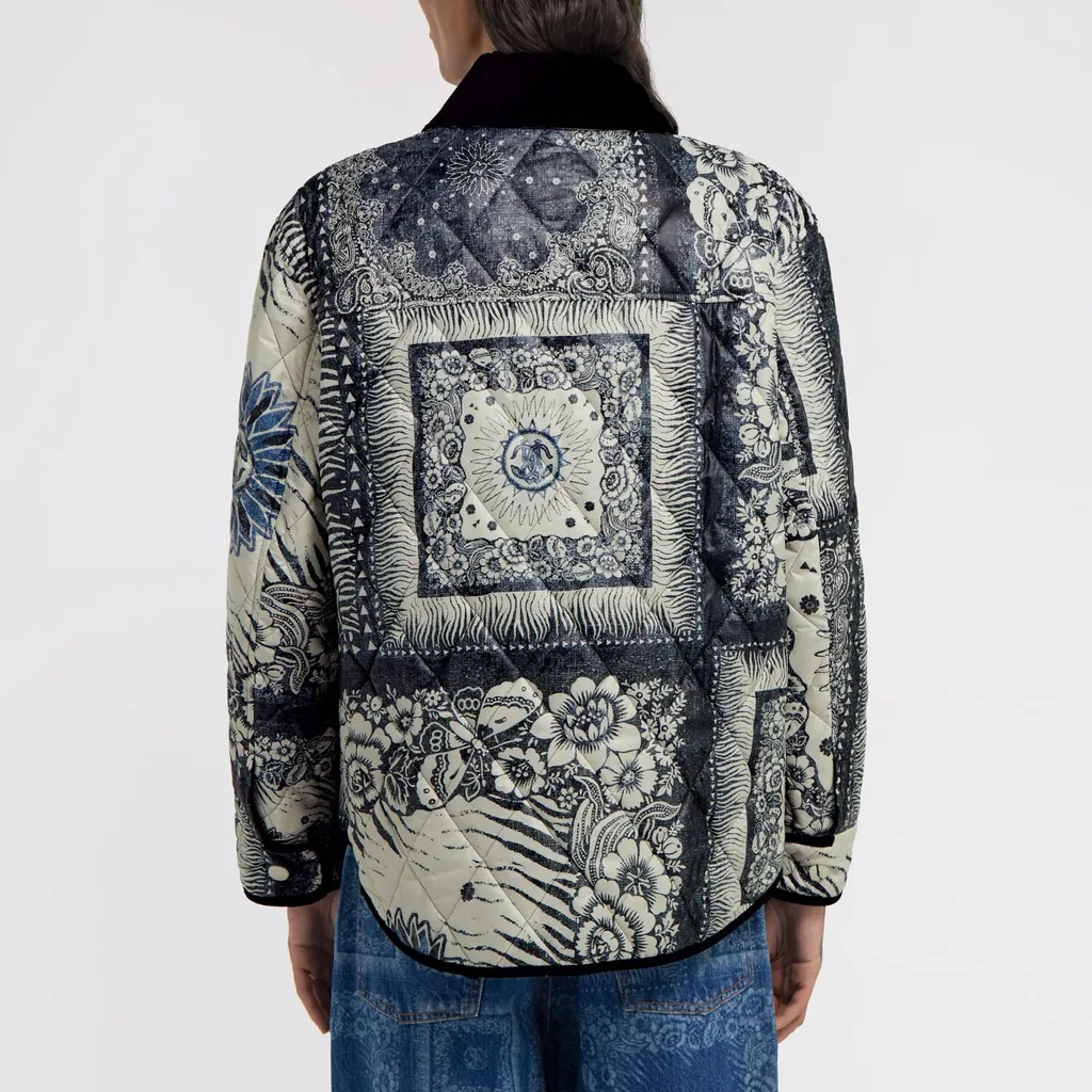 Roberto Cavalli Bandana Printed Jacket