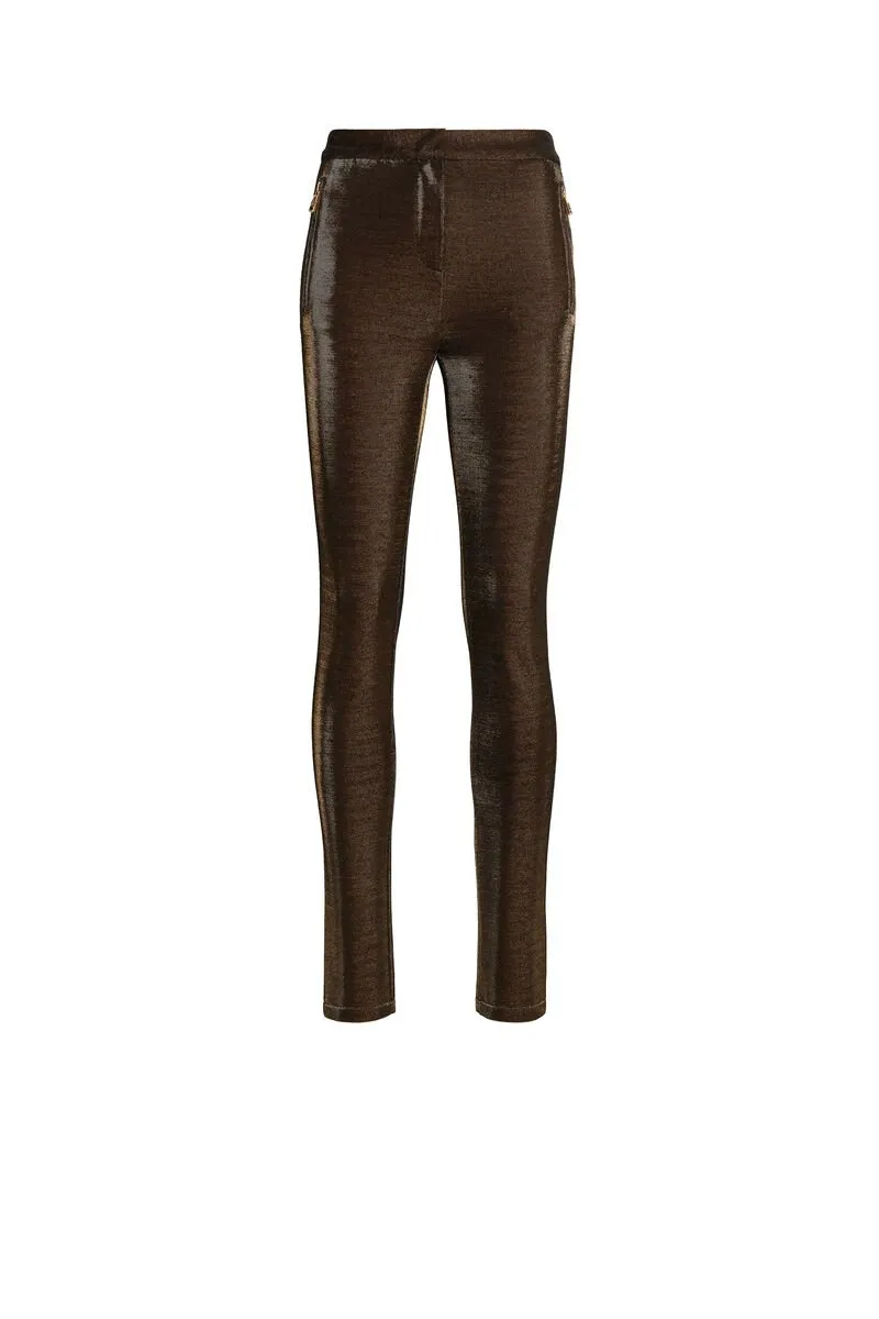 Roberto Cavalli Lurex Skinny Trousers
