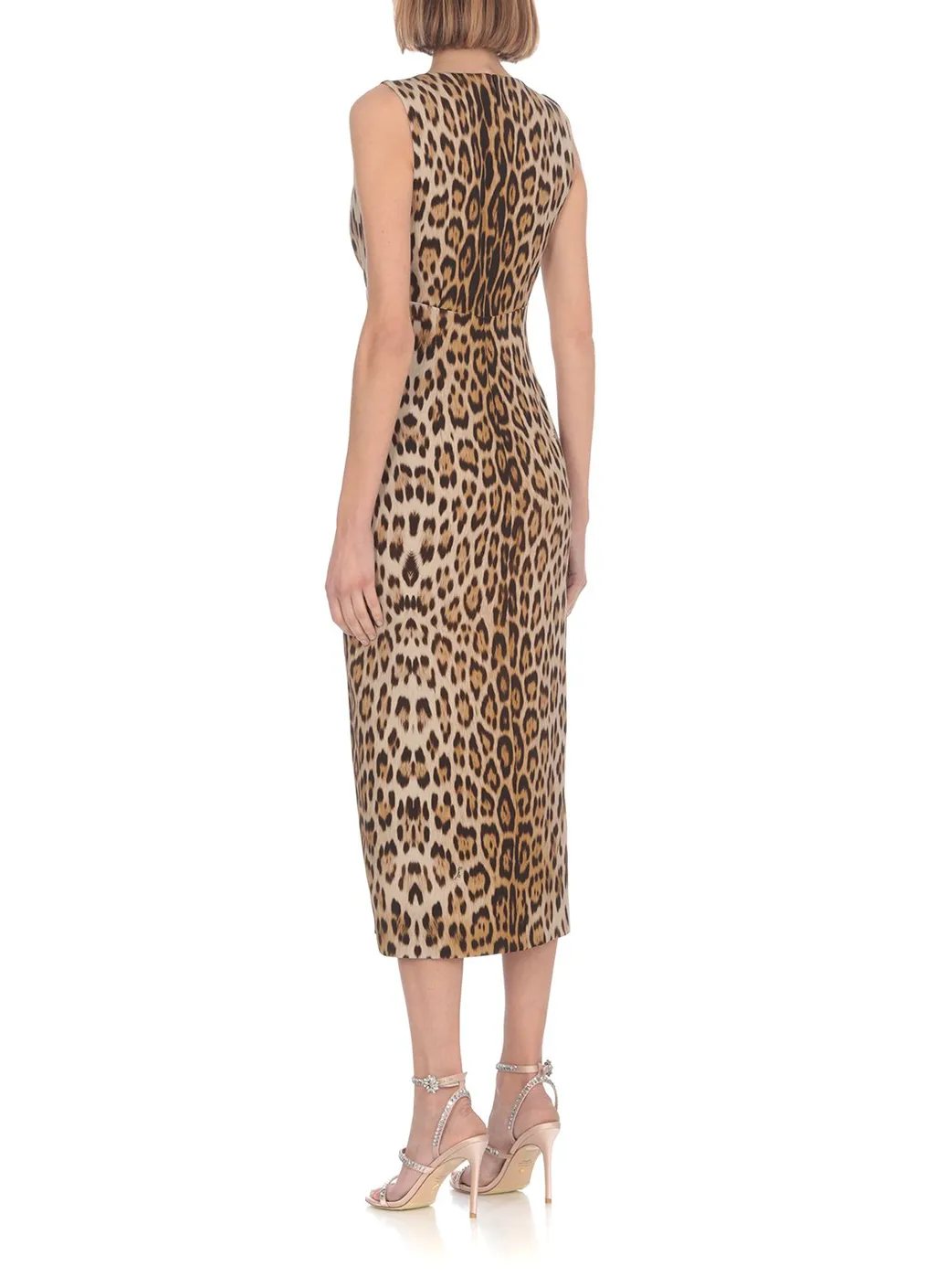 Roberto Cavalli Jaguar-Printed Dress