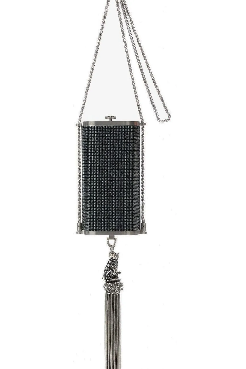 Roberto Cavalli Tassel Pendant Decoration Shoulder Bag