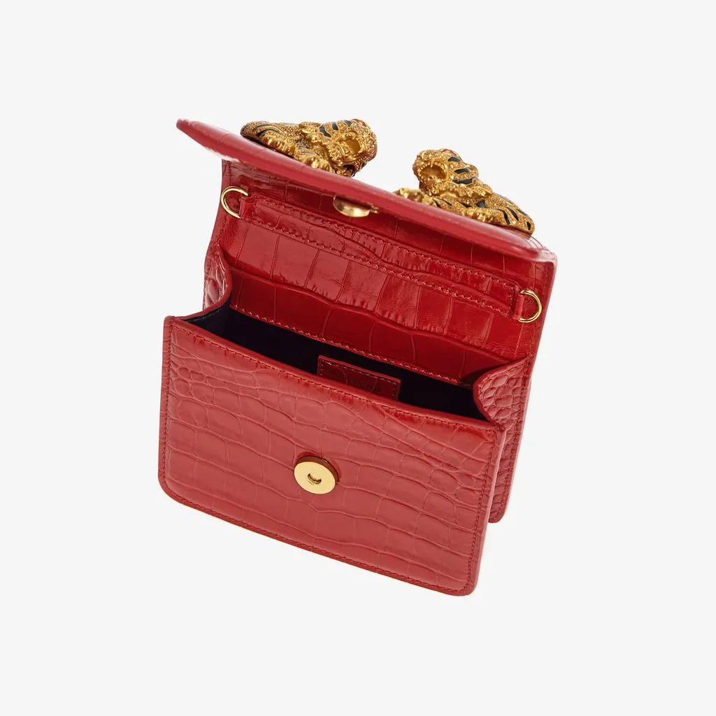 Roberto Cavalli Roar Embellished Small Shoulder Bag