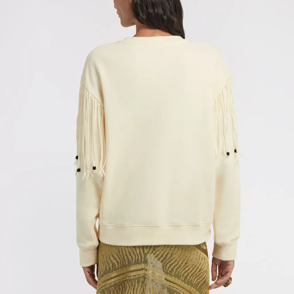 Roberto Cavalli Fringed Sweatshirt