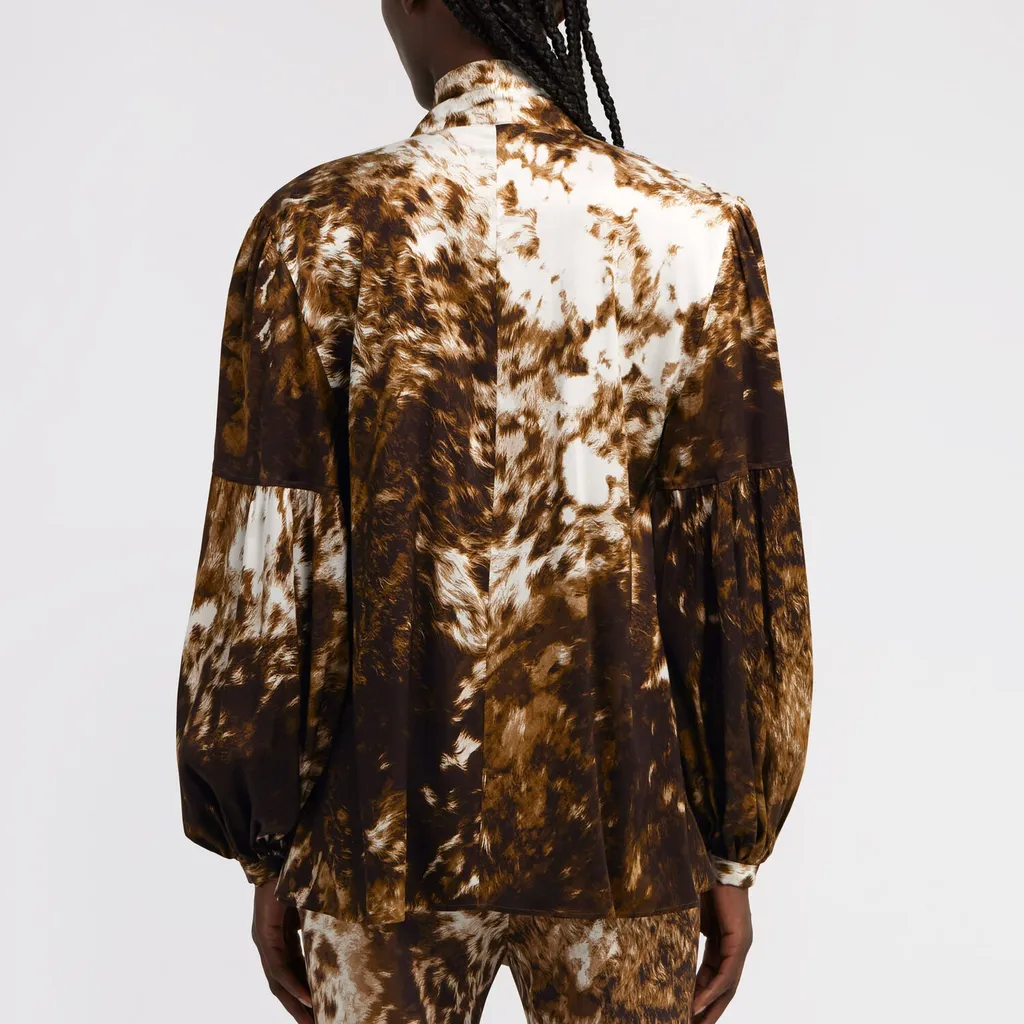 Roberto Cavalli Appaloosa Printed Blouse