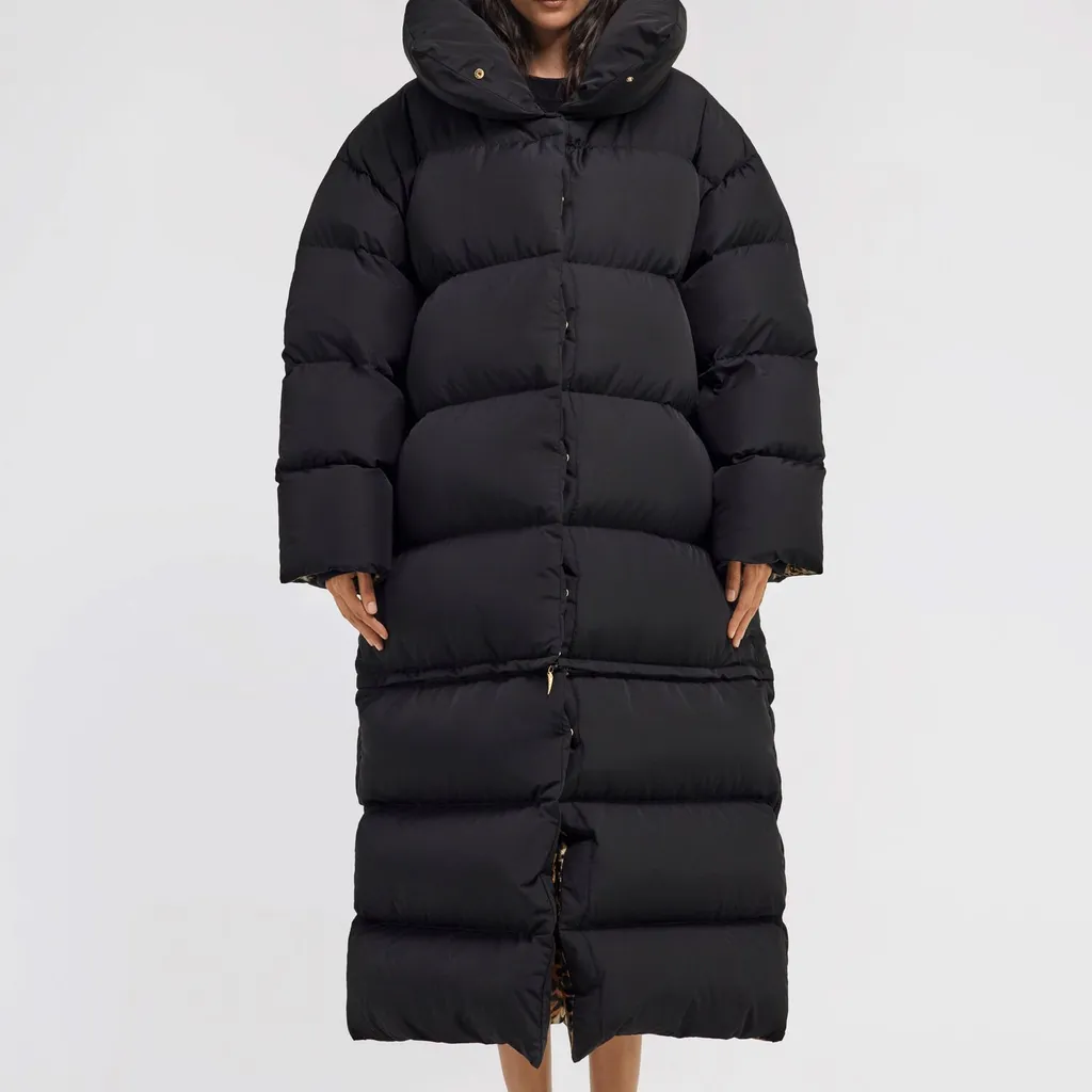 Roberto Cavalli Long Down Puffer Coat