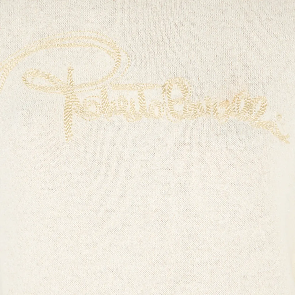 Roberto Cavalli Logo Embroidered Sweater