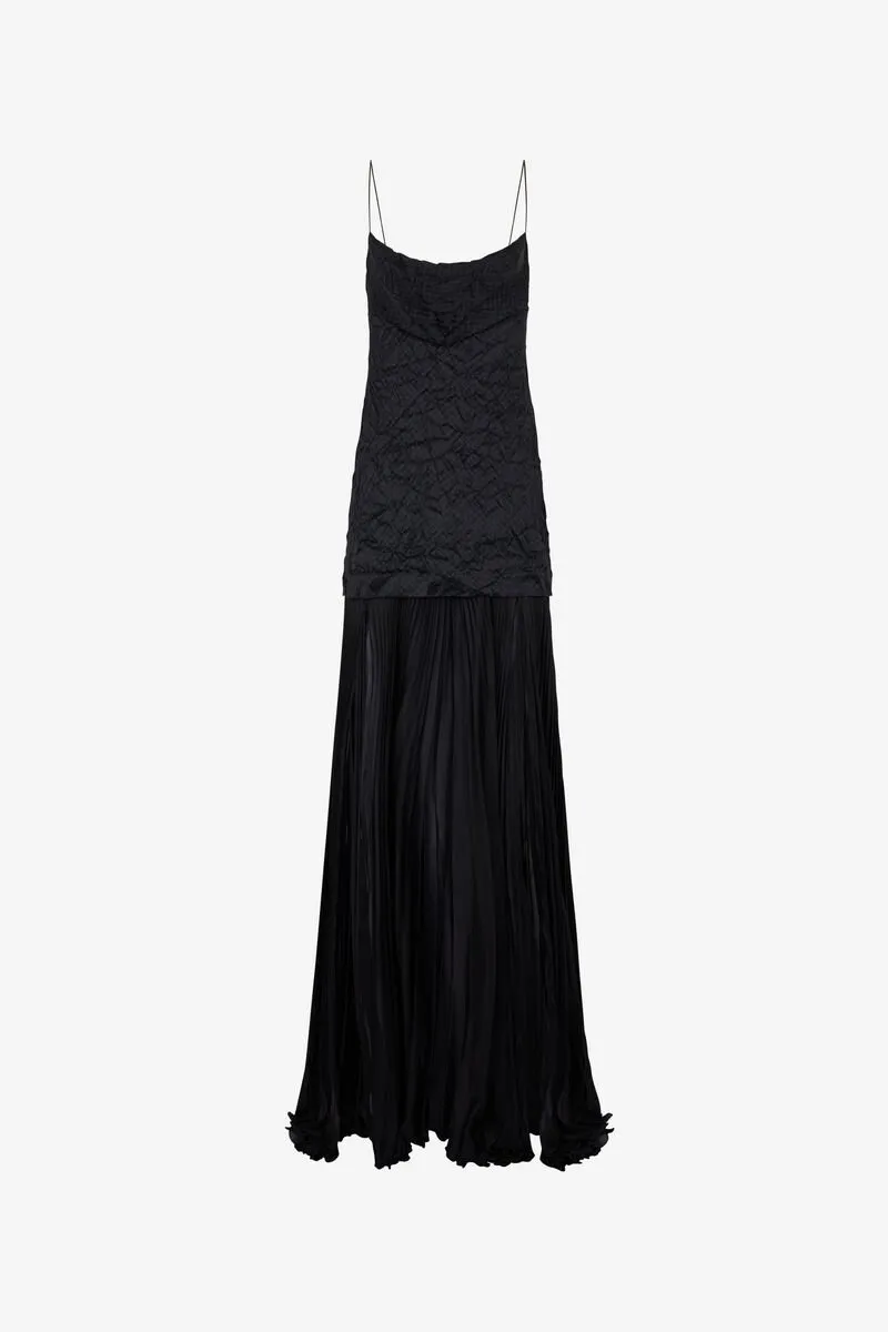 Roberto Cavalli Long Snakeskin-Effect Dress