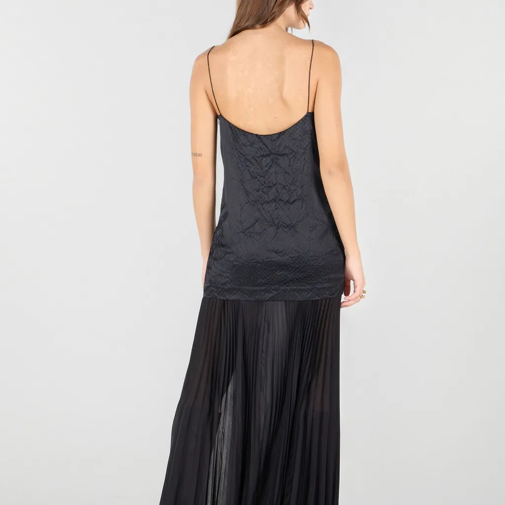Roberto Cavalli Long Snakeskin-Effect Dress