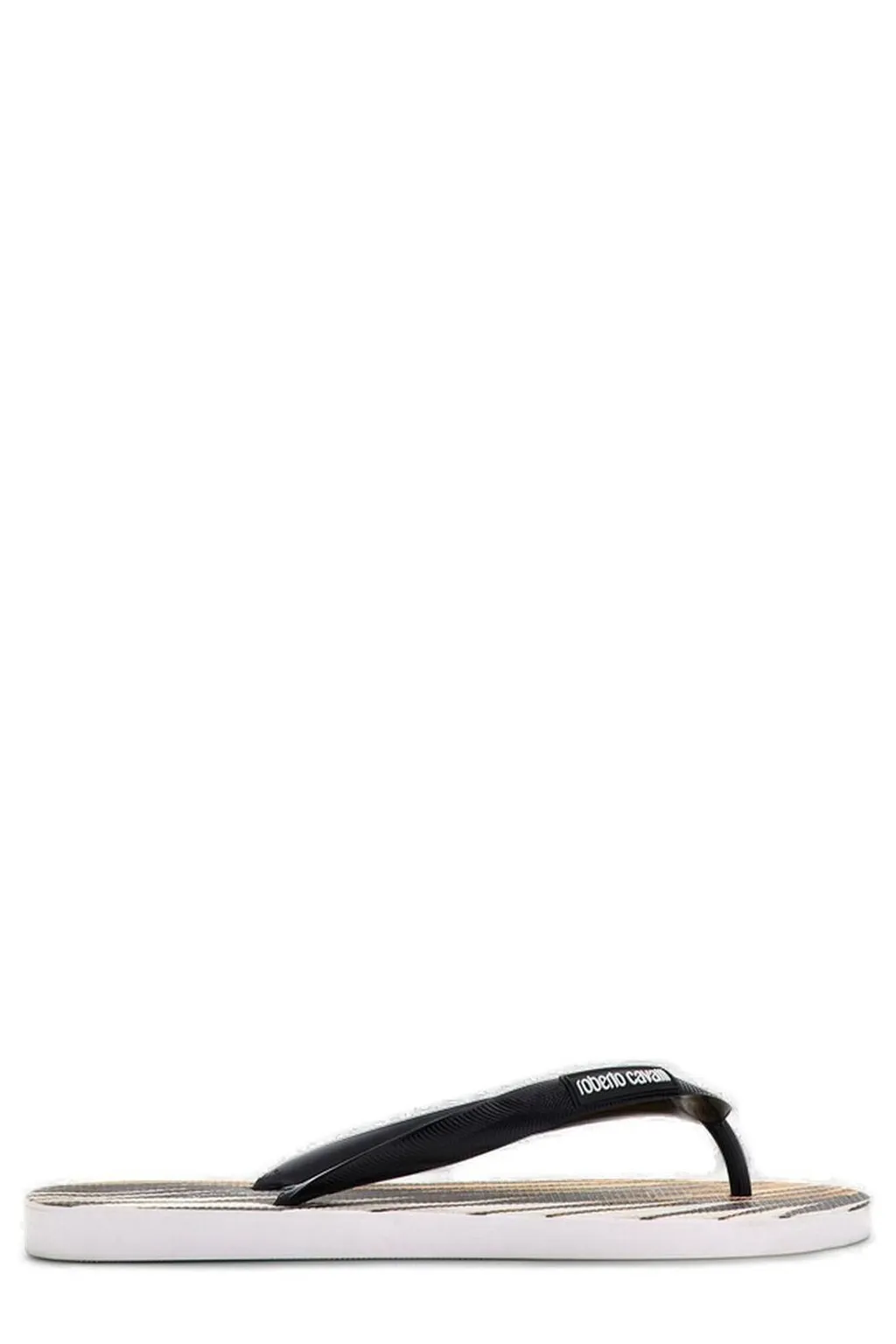 Roberto Cavalli Ray Of Gold Flip Flops