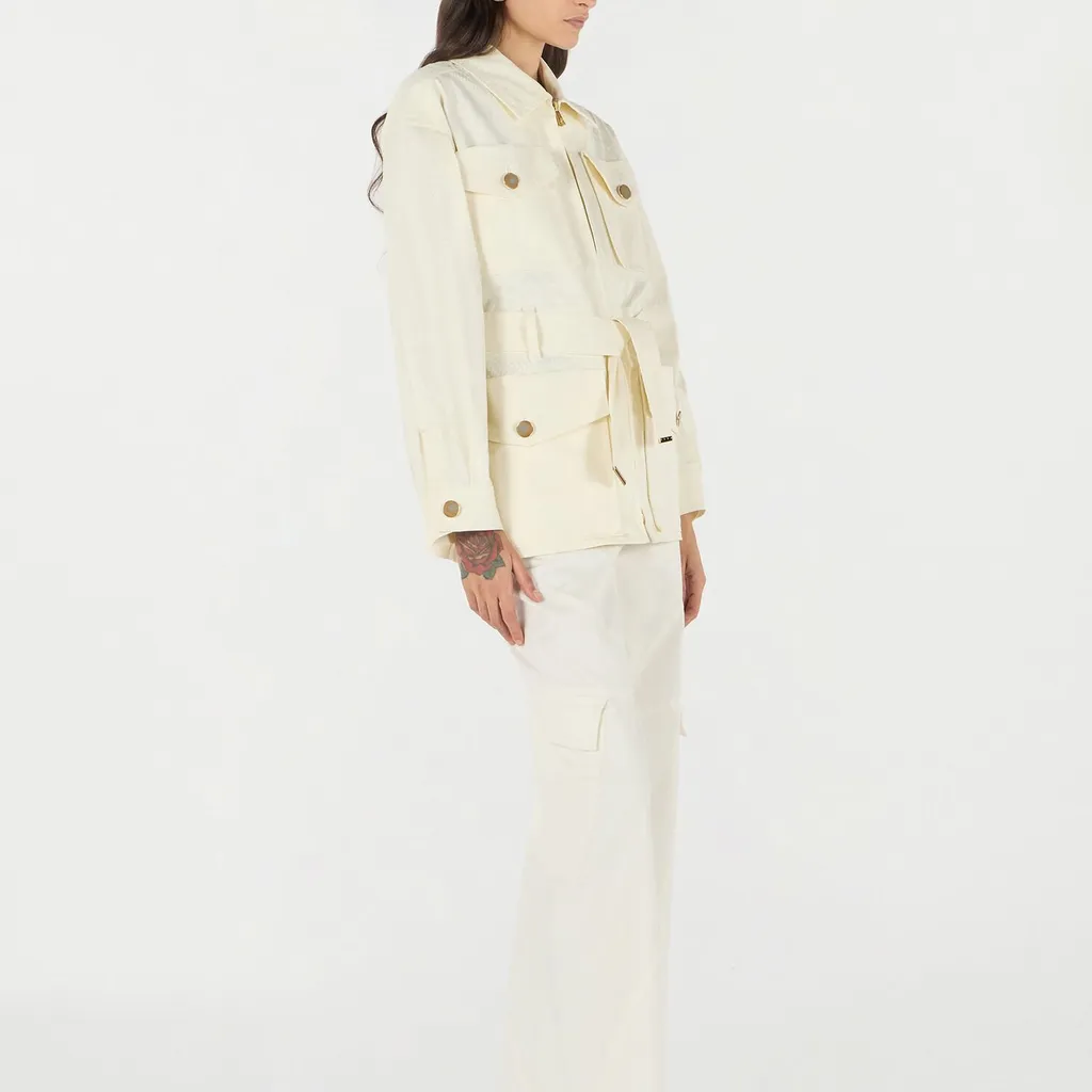 Roberto Cavalli Belt And Python Pattern Jacket