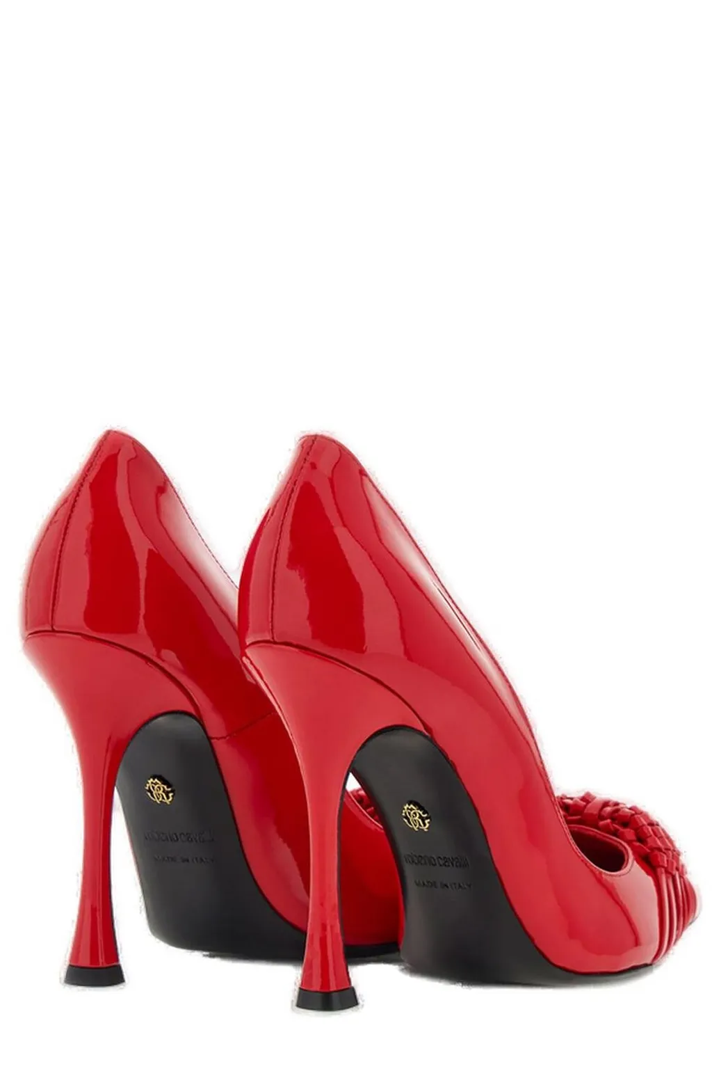 Roberto Cavalli Decoration Pointed-Toe Pumps