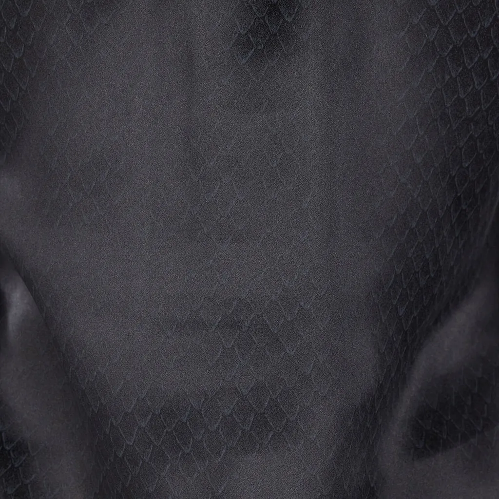 Roberto Cavalli Snake Effect Satin Shirt