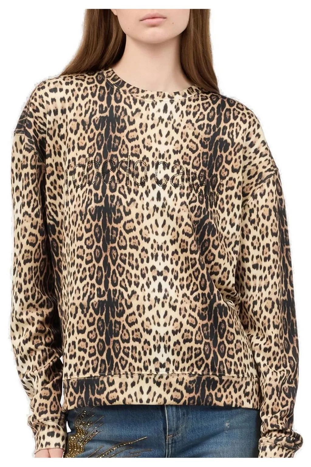 Roberto Cavalli Jaguar Printed Sweatshirt
