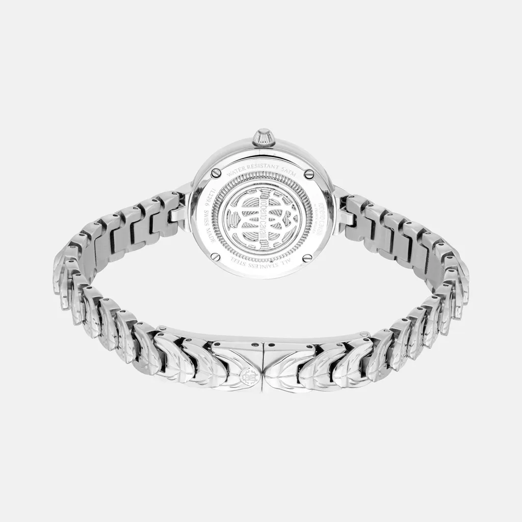 Roberto Cavalli X Frank Muller Logo Detailed Watch
