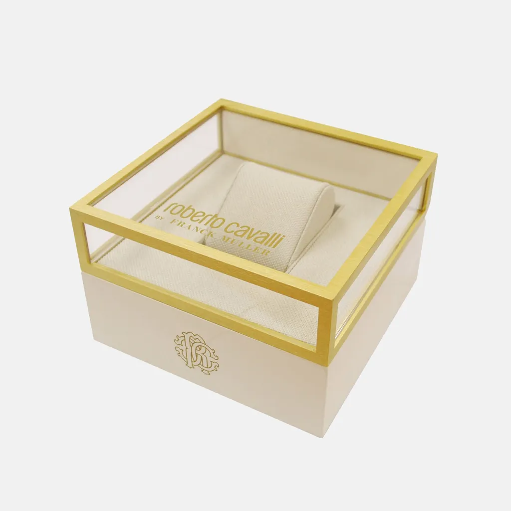Roberto Cavalli X Frank Muller Logo Detailed Watch