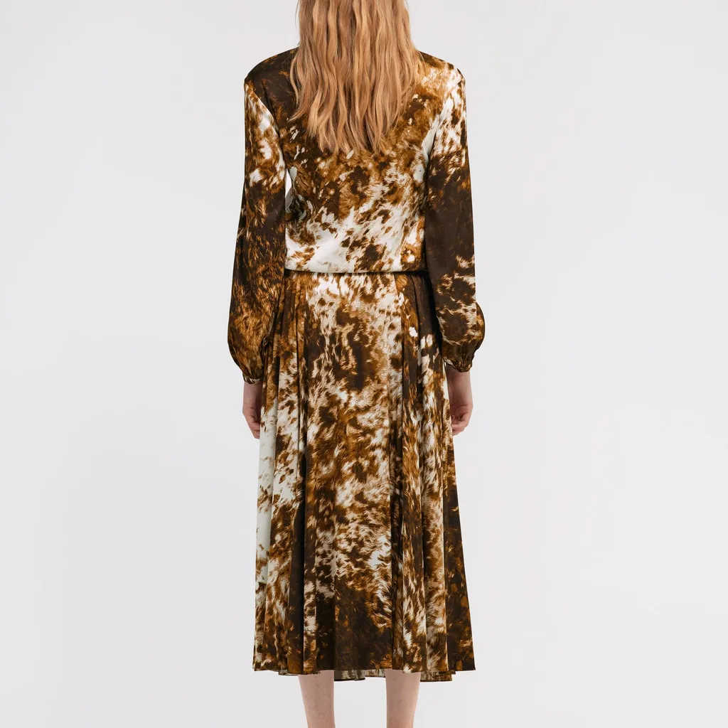 Roberto Cavalli Appaloosa Print Shirt Dress