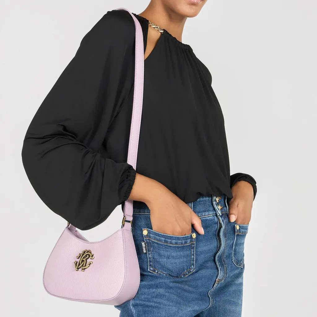 Roberto Cavalli Rc Monogram Shoulder Bag