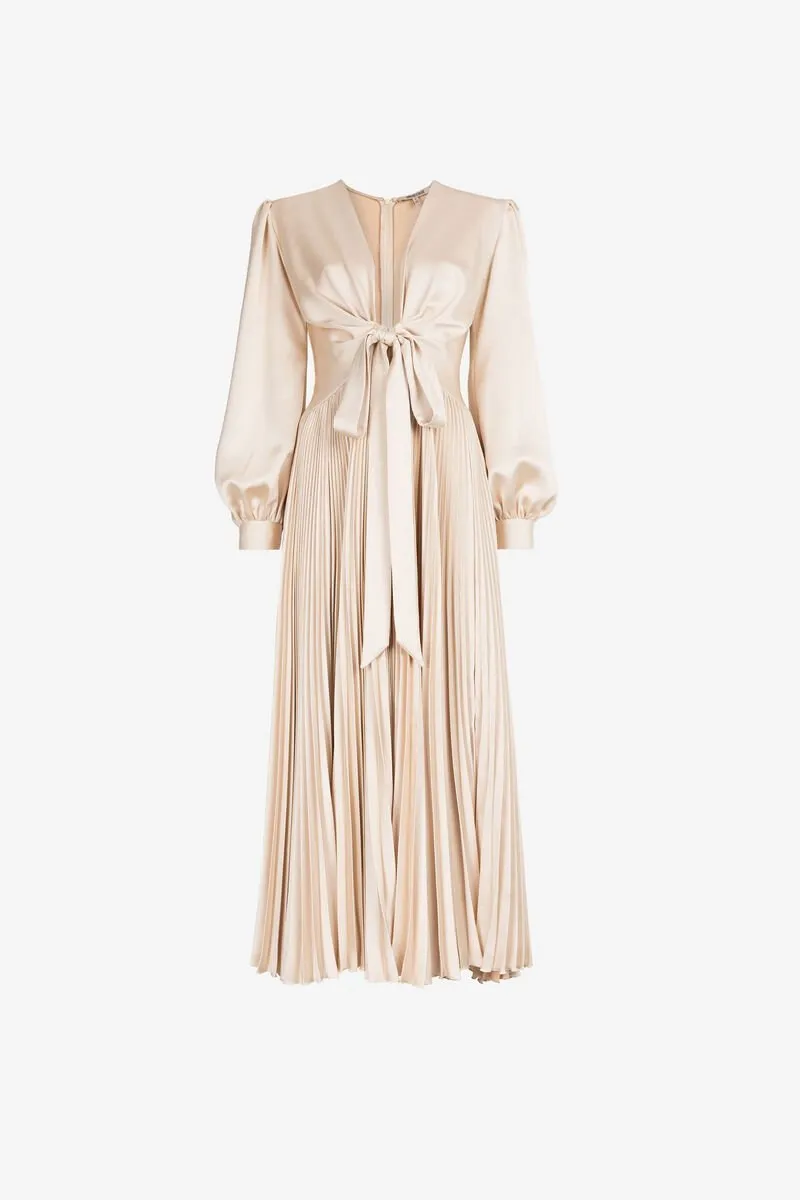 Roberto Cavalli Long Sleeve Midi Dress