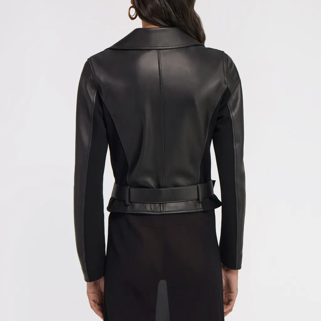 Roberto Cavalli Leather Biker Jacket