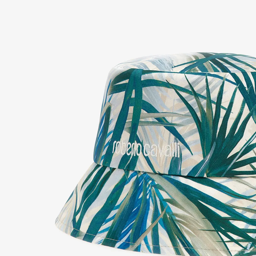 Roberto Cavalli Logo Embroidered Bucket Cap